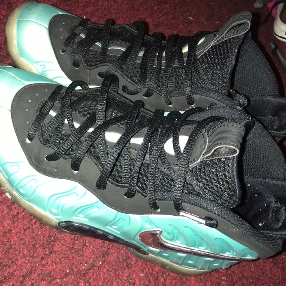 nike foamposite teal